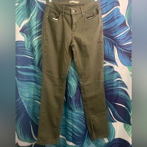 Levi's Olive Slim Jeans